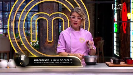 Crepe de arequipe hecho por la chef Belén Alonso