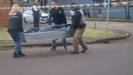 Acidente fatal no Bairro Santa Cruz: Corpo de motociclista é levado para o IML para exames de necropsia