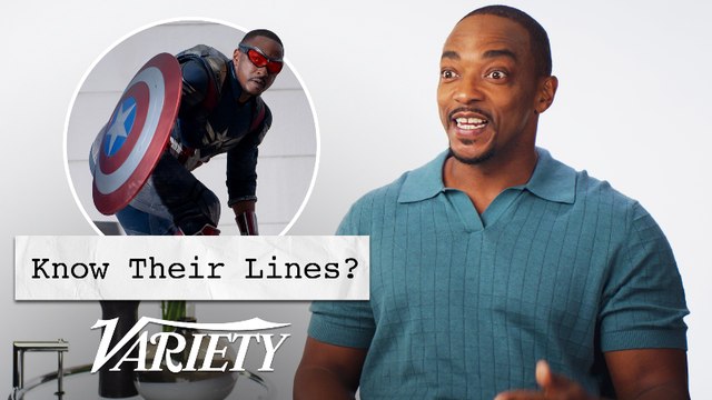 Does Anthony Mackie Know His Lines?