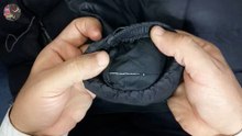 How to easily restore the stitching shape of a jacket.
