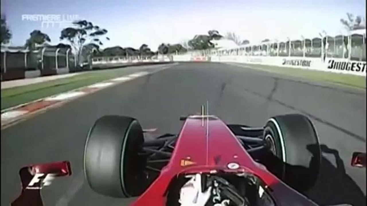 F1 – Kimi Räikkönen (Ferrari V8) Onboard – Australia 2009