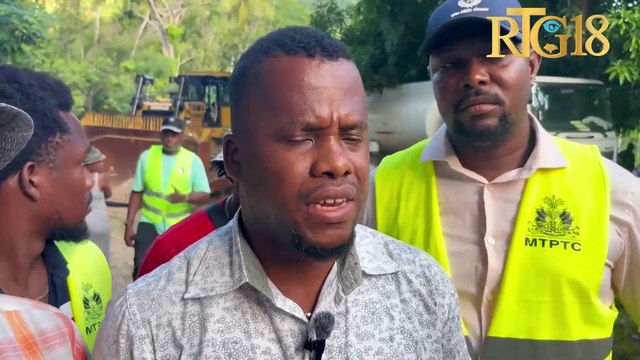 Sud.-Lansman pwojè travay kiraj nan ravin cherèt pou rive gran tirivyè ki nan Saint-Louis du Sud.