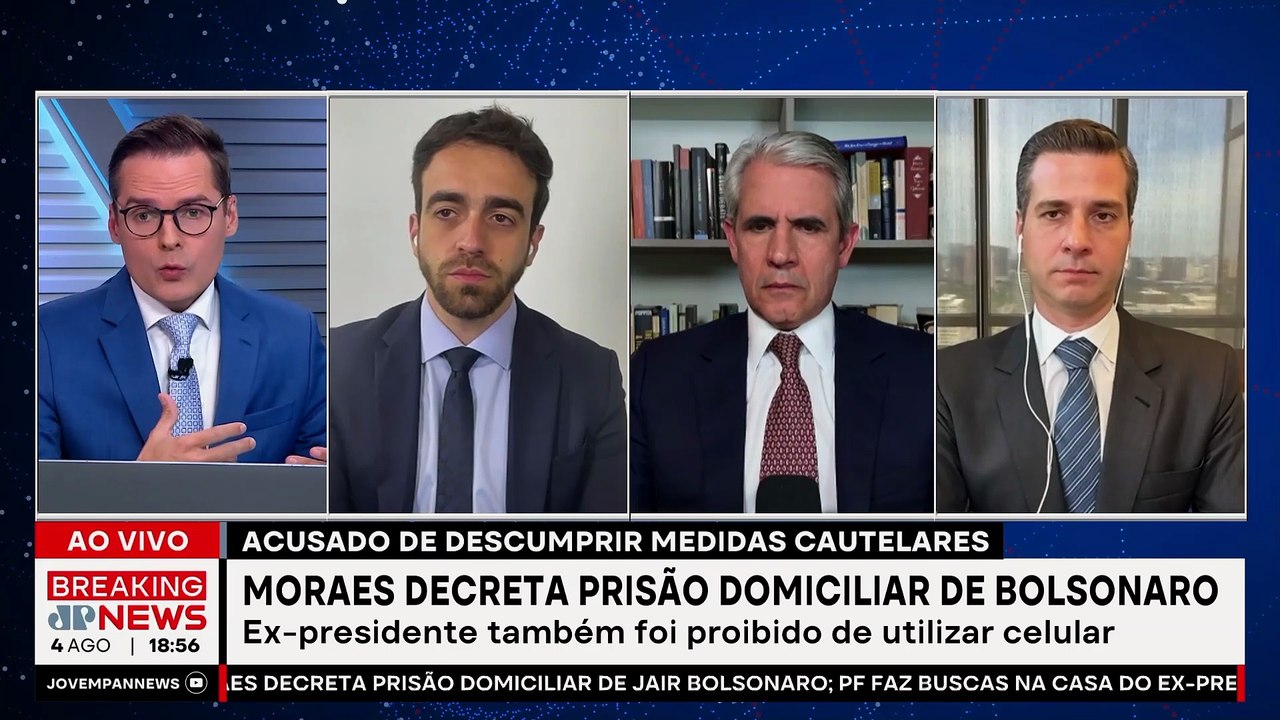 Jair Bolsonaro segue com tornozeleira, proibido de receber visitas e celulares apreendidos