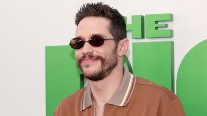 Pete Davidson at "The Pickup" premiere in Los Angeles