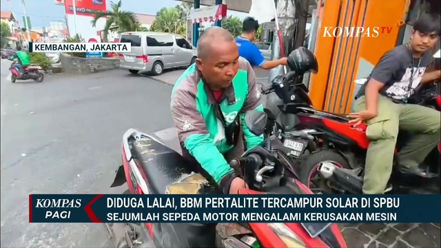 Geger! Pertalite Tercampur Solar di SPBU Kembangan Buntut Pengawas Lalai, Puluhan Motor Mogok