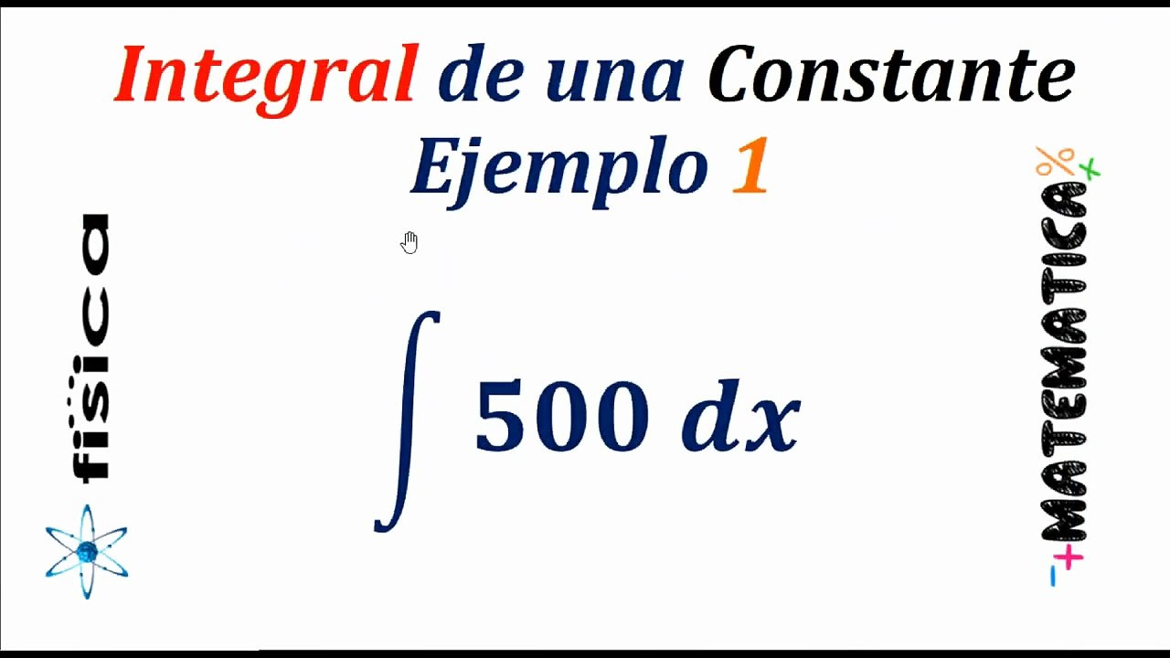 Integral de una constante - Ejemplo 1