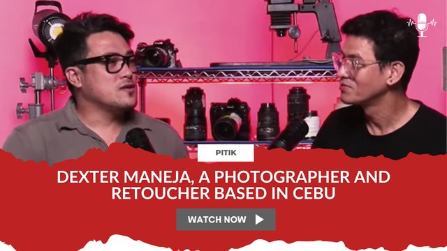Dexter Maneja, a photographer and retoucher based in Cebu