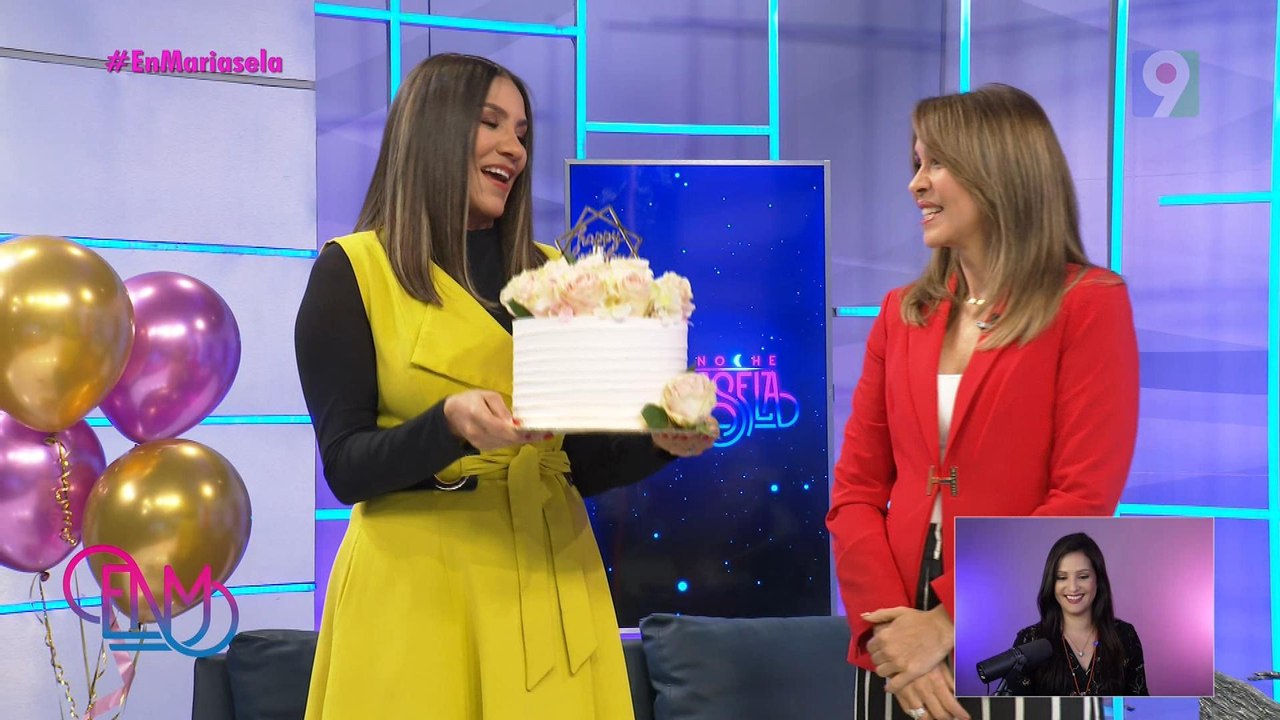 Con un rico pastel celebran cumpleaños de Nairobi Viloria | ENM