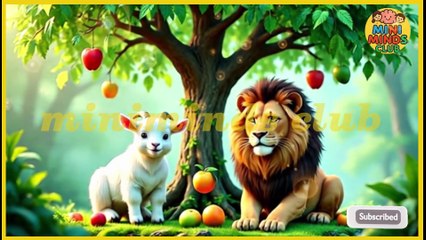 The Lion and the Goat's Friendship 🦁🐐 | Moral Jungle Story for Kids | English Cartoon Story