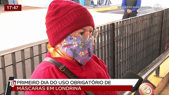 15_04_2020 - Primeiro dia do uso obrigatório de máscaras em Londrina