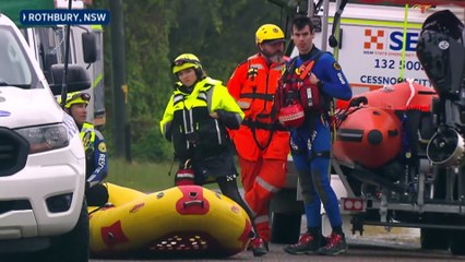 Search resumes for woman missing in floodwaters in Hunter region