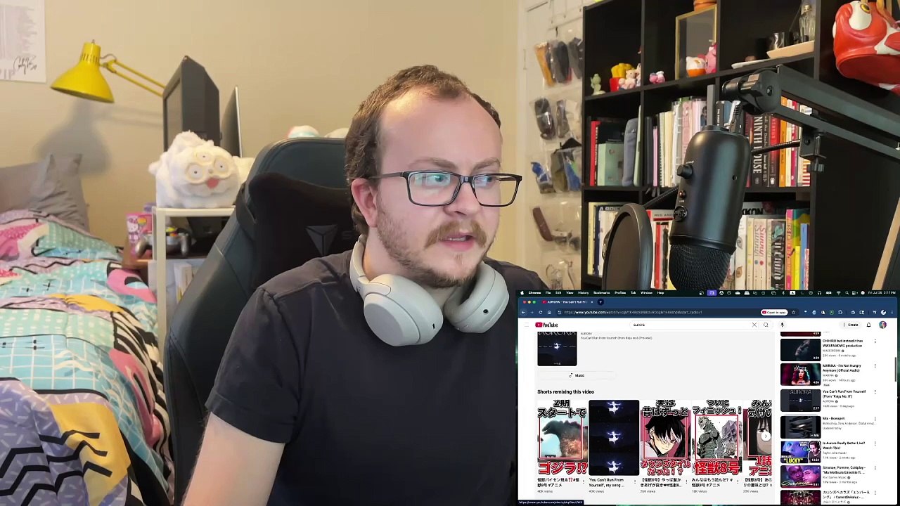AURORA - You Can't Run From Yourself (Kaiju No. 8) Lyric Video Reaction