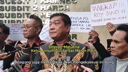 Silfester Matutina Nyatakan Siap Dieksekusi Kejari Jaksel