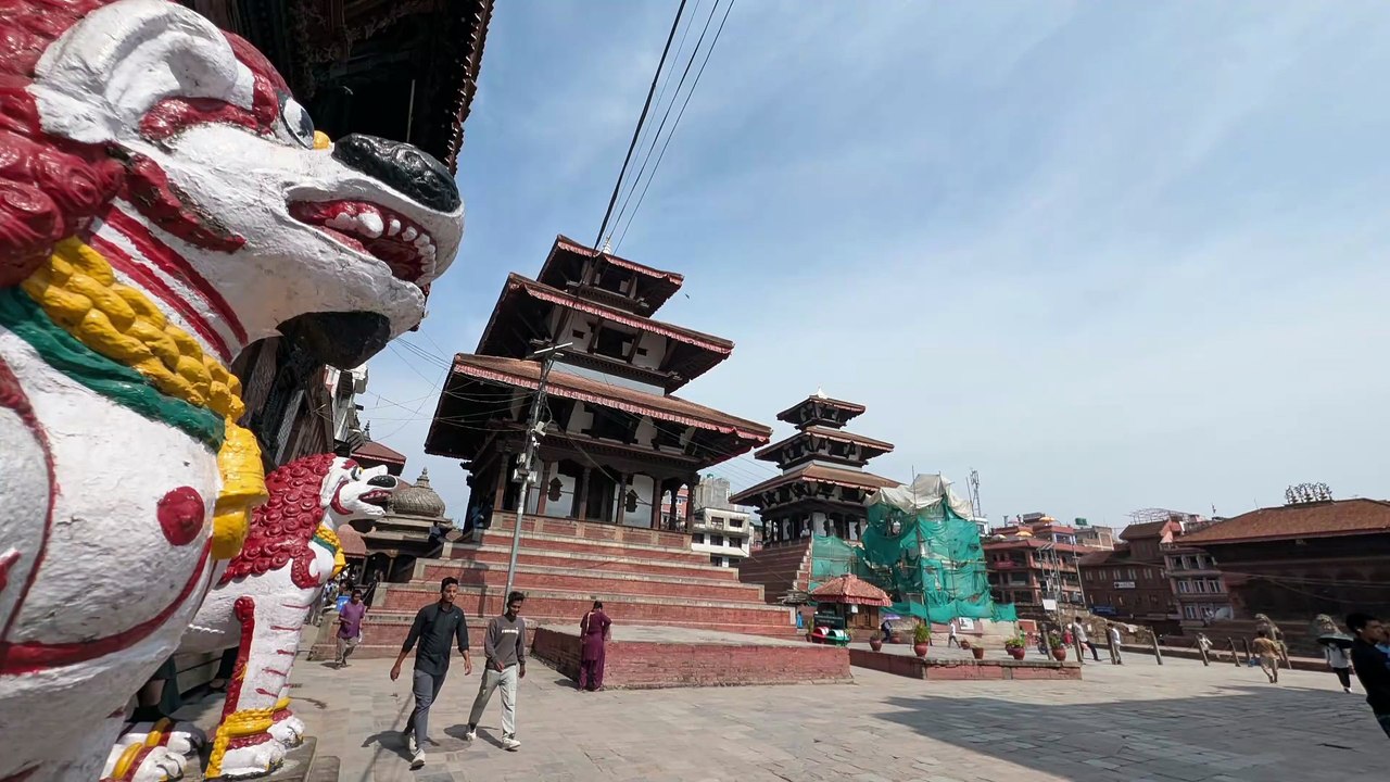 Kathmandu Durbar Square - Walking Through Time - Ancient Nepal Walking Tour Vlog নেপাল ভ্রমণ