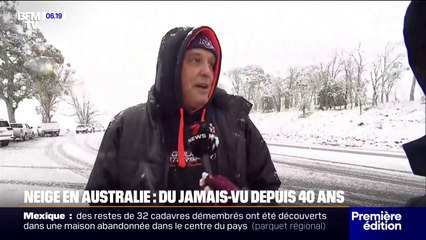 L'est de l'Australie touché par les plus importantes chutes de neige dans la région depuis des décennies