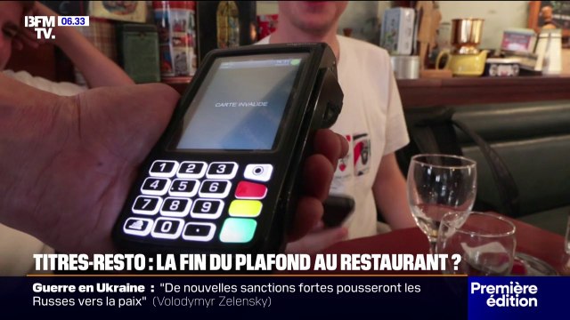 Des restaurateurs appellent à supprimer le plafond journalier des titres-restaurant