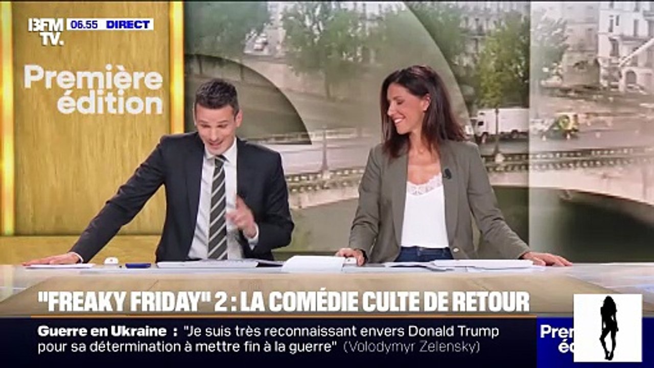 Sophie Hébrard – Météo et climat du 5 août 2025 sur BFM TV : Sécheresse et tempête Floris à la une