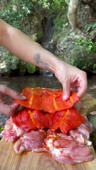 Roast Whole Boneless Chicken 🍗 | Unique Outdoor Cooking Technique