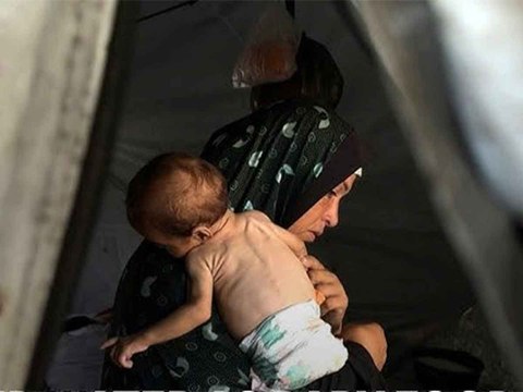 'I feed him boiled water' says Gazan mother amid dire food shortages