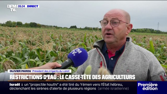 Sécheresse: le casse-tête des agriculteurs face aux restrictions d'eau