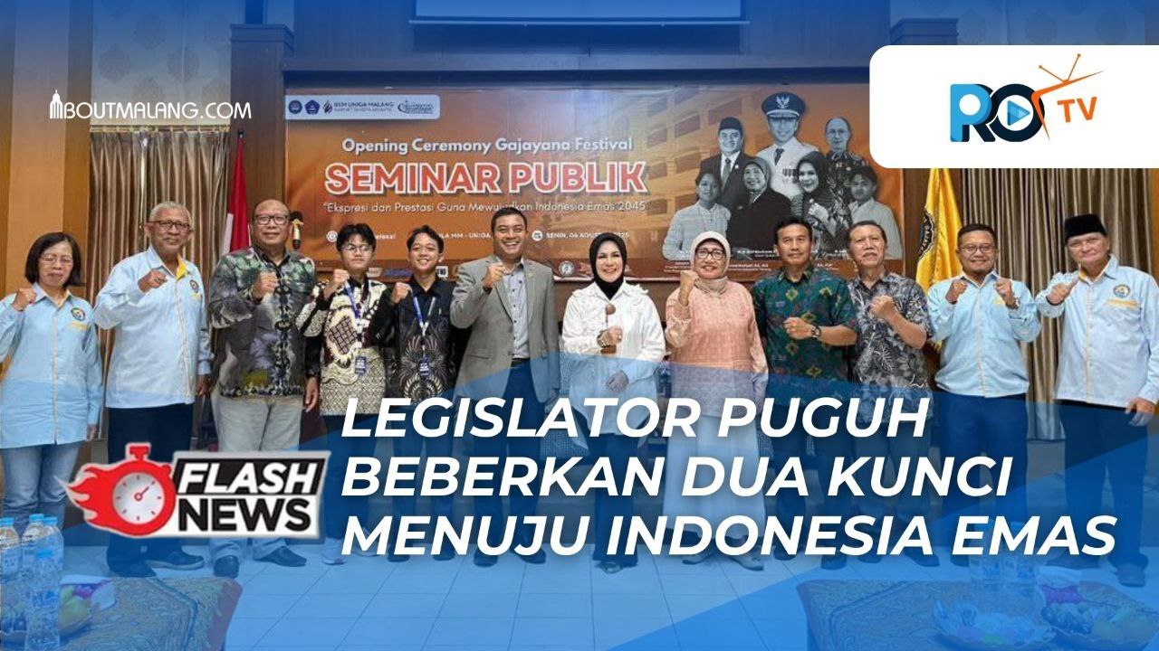 MAU INDONESIA EMAS BUKAN CUMA WACANA? INI 2 KUNCI DARI LEGISLATOR PUGUH