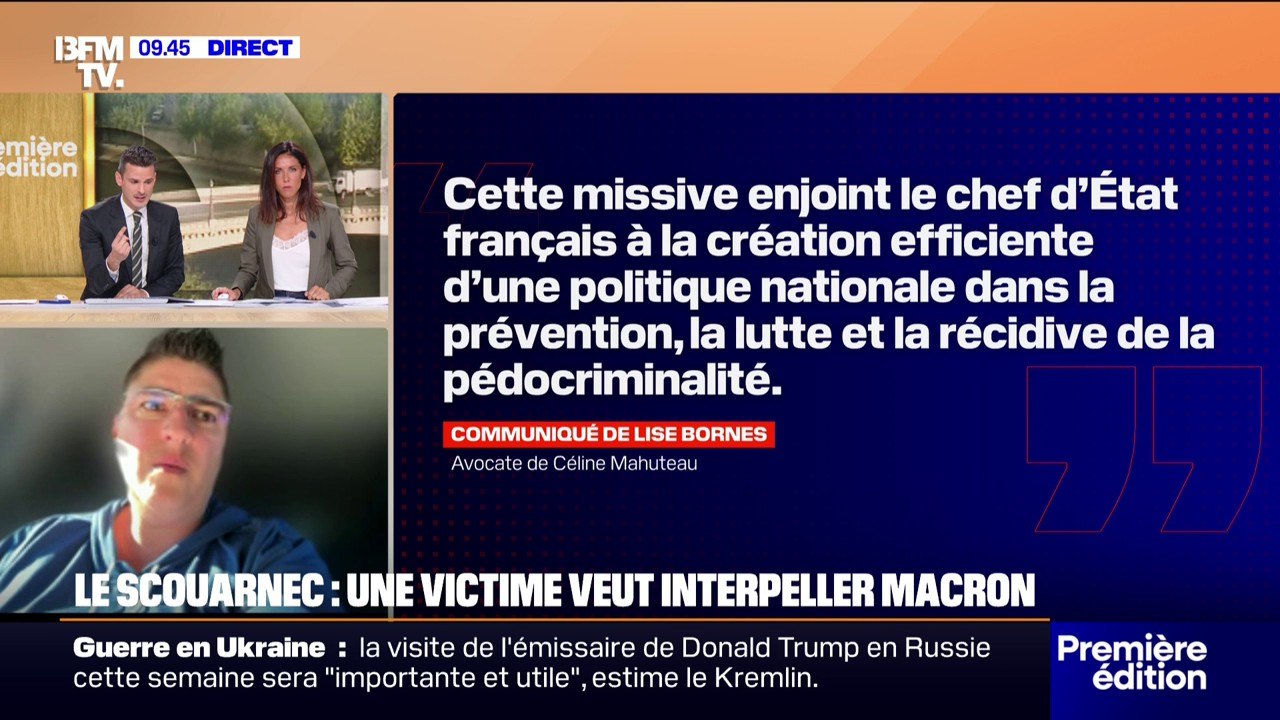 “Une marche pour protéger nos enfants”: une victime de Joël Le Scouarnec veut interpeller Emmanuel Macron sur l'urgence face à la pédocriminalité