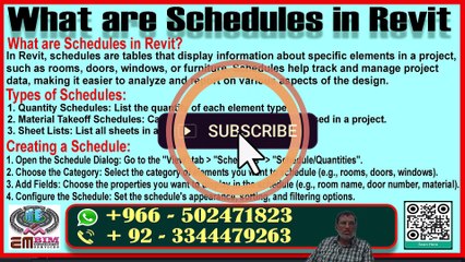 Mastering Revit Schedules A Step-by-Step Guide