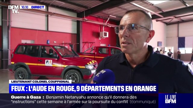 Feux de forêt: le département de l'Aude placé en alerte rouge