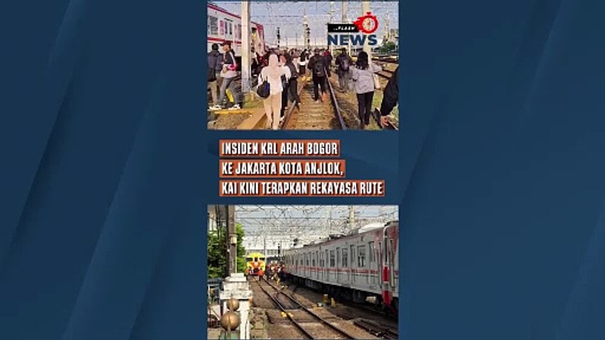 Insiden KRL Arah Bogor ke Jakarta Kota Anjlok, KAI Kini Terapkan Rekayasa Rute