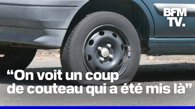 Une cinquantaine de pneus crevés et des poubelles incendiées dans un quartier du Mans