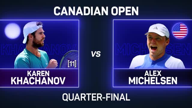 Khachanov sets up semi-final clash with Zverev