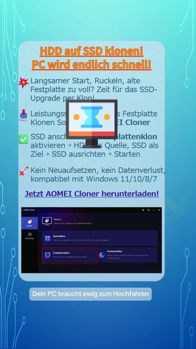 🚀 HDD auf SSD klonen – So wird dein PC endlich schnell!