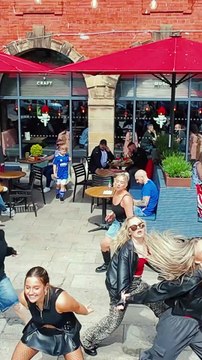 See flash mob from Sunderland dance academy Arts North Studios take over The Fire Station. Credit The Fire Station / Jawbone