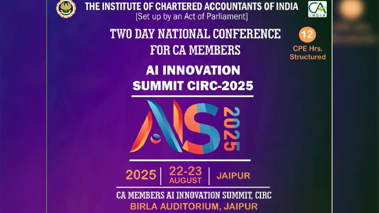 AI Innovation Summit CIRC–2025 – a Two-Day National Conference exclusively for CA Members.