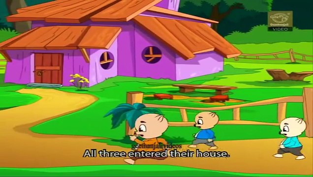 The Three Little Pigs and Big Bad Wolf - HD Animated Fairy Tales for Children - Full Story