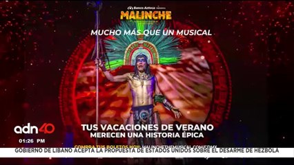 Estas vacaciones, déjate llevar por la emoción de Malinche, el Musical ¡No te lo pierdas!