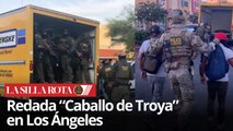 Redada tipo “Caballo de Troya” detiene a 16 migrantes en E.U.