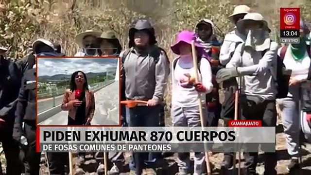 Colectivos en Guanajuato piden exhumar 870 cuerpos por posible presencia de desaparecidos