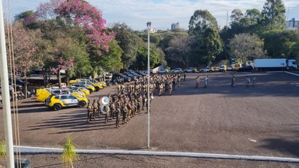 PMPR celebra 171 anos com solenidade e formatura de sargentos em Cascavel