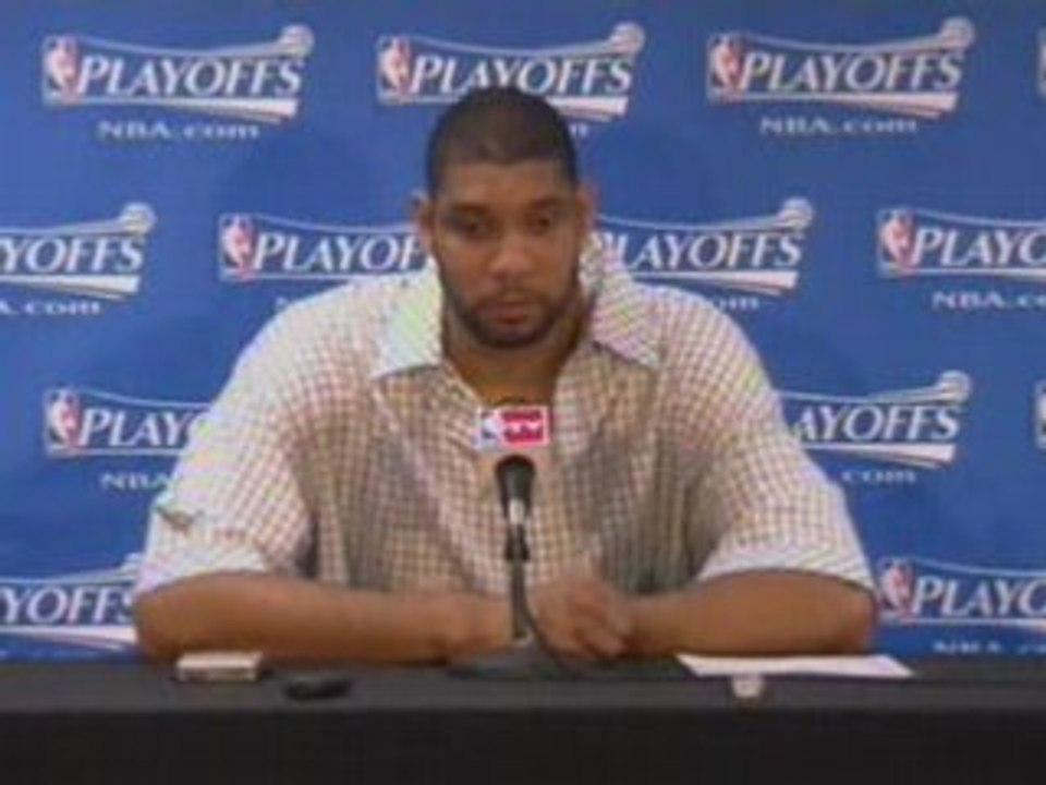 Tim Duncan Post Game (6) Press Conference -vs- Spurs