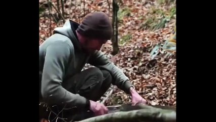 Building Treehouse for Solo camping 😱