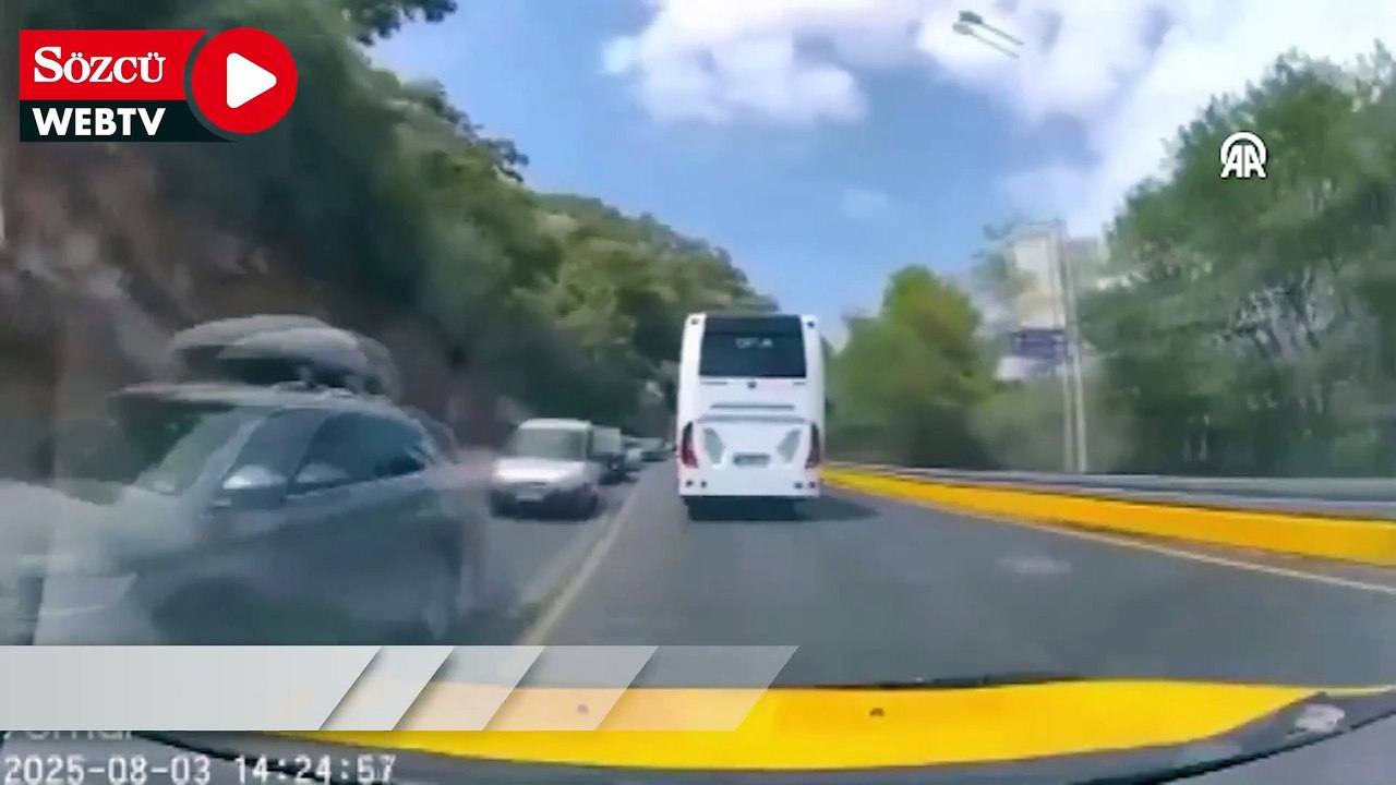 Hatalı sollama anını sosyal medyada paylaştı, c...