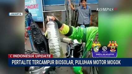 Motor Warga Mogok Akibat Pertalite Tercampur Biosolar, SPBU Kembangan Buka Suara | INDO UPDATE