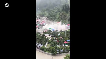 Cloudburst causes massive Destruction in Uttrakhand, India.