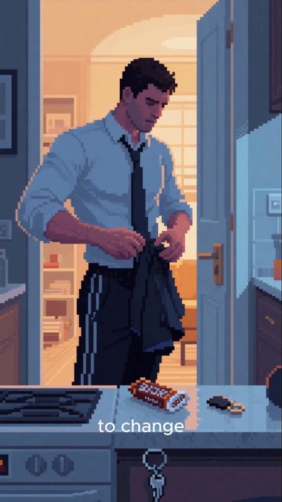 _busy man's life look like after get off work_