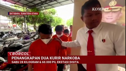 Kejar-kejaran! Polisi Tangkap 2 Kurir Narkoba di Sumut, 28 Kg Sabu Disita | BORGOL