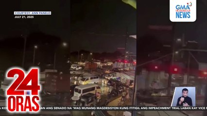 Mga baradong daluyan ng tubig malapit sa NLEX, regular na pinalilinis ng DOTr sa NLEX Corp. | 24 Oras