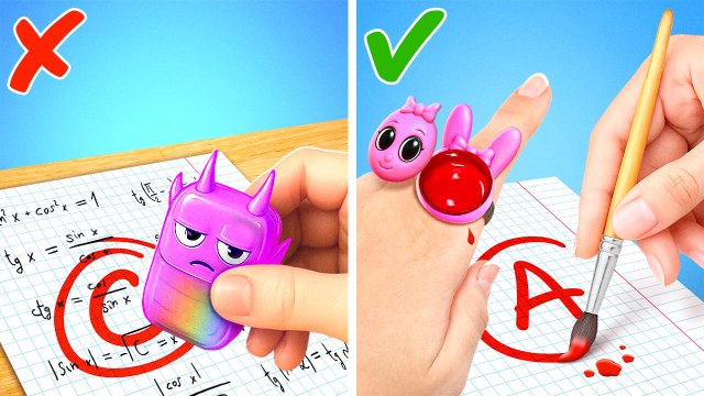 WHO Turned My School Supplies into SPRUNKI?! 🚌✏️ Wild IRL DIY Cardboard Crafts✨