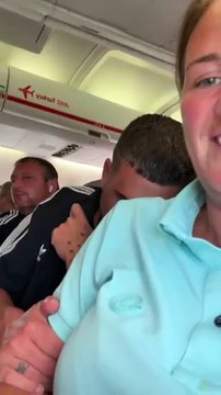 Leeds Bradford Airport: Watch moment plane full of holidaymakers diverts just seconds from runway due to Storm Floris