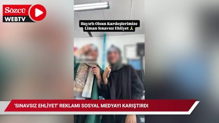 'Sınavsız Ehliyet' reklamı sosyal medyayı karıştırdı